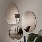 Specchio da Parete con Molatura Perimetrale Made in Italy - Beata Viadurini
