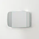Specchio da Parete con Struttura in Legno Verniciato Nero Made in Italy - Arya Viadurini