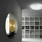 Specchio da parete di design con supporto in MDF Malva Viadurini