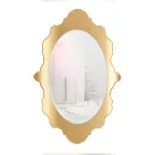 Specchio da Parete in Plexiglass Cornice Oro o Argento Made in Italy - Ariele Viadurini