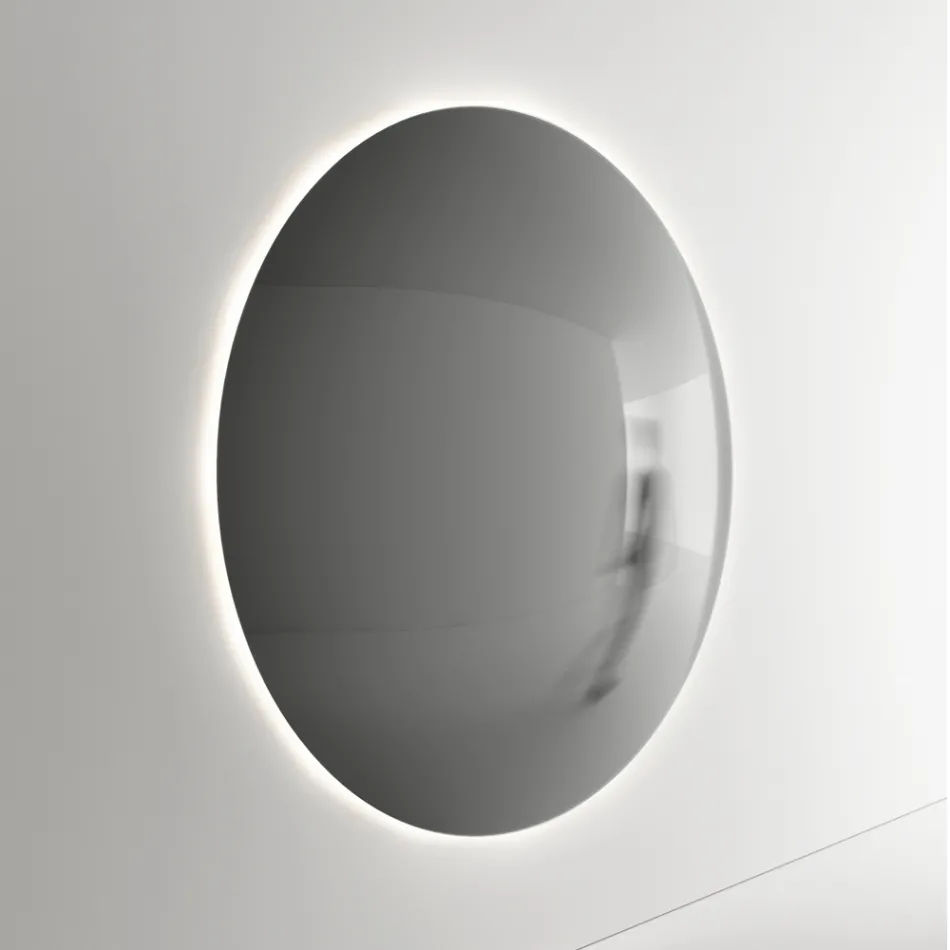 Specchio da Parete in Vetro Curvo Convesso in Diverse Finiture - Luce Viadurini