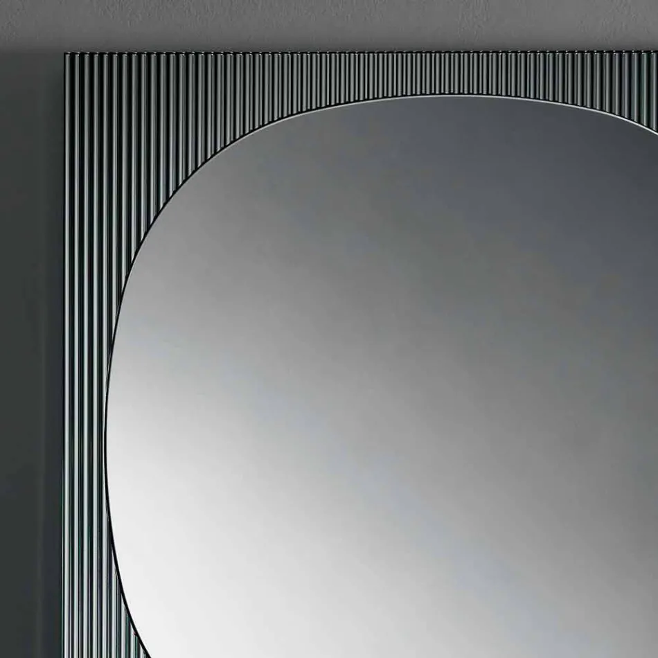 Specchio da Parete Quadrato Moderno Color Fumè Made in Italy – Bandolero Viadurini