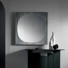 Specchio da Parete Quadrato Moderno Color Fumè Made in Italy – Bandolero Viadurini