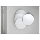 Specchio da Parete Rotondo con Satellite che Ruota a 360° Made in Italy – Shaki Viadurini