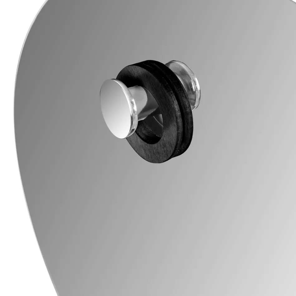 Specchio da Parete Rotondo Molato Design Semplice Made in Italy - Odile  Viadurini