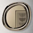 Specchio da Parete Sagomato con Cornice Curva Made in Italy - Babila Viadurini