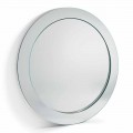 Specchio da Terra Rotondo Moderno con Cornice Inclinata Made in Italy – Salamina