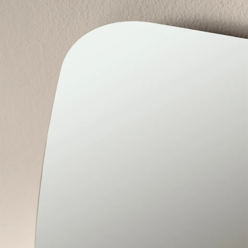 Specchio Dalla Forma Allungata in Tre Varianti di Colore Made in Italy - Silea Viadurini