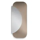 Specchio Formato da 2 Lastre Sagomate Sovreapposte Made in Italy - Adelaide Viadurini