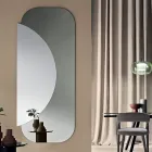 Specchio Formato da 2 Lastre Sagomate Sovreapposte Made in Italy - Adelaide Viadurini