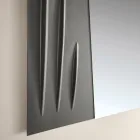 Specchio Quadrato con Inserto Verniciato in Due Colori Made in Italy - Elion Viadurini