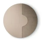 Specchio Rotondo da Parete con Inserto a Rete Made in Italy - Annabella Viadurini