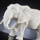 Statuina a Forma di Elefante in Ceramica Lavorata a Mano Made in Italy - Fante Viadurini