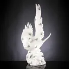 Statuina a Forma di Pappagallo in Ceramica Lavorata a Mano in Italia - Pagallo Viadurini