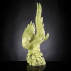 Statuina a Forma di Pappagallo in Ceramica Lavorata a Mano in Italia - Pagallo Viadurini