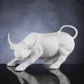 Statua a Forma di Toro in Ceramica Lavorata a Mano Made in Italy - Bulino