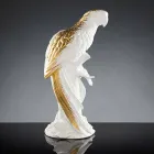 Statuina Artigianale a Forma di Pappagallo in Ceramica Made in Italy - Pagallo Viadurini