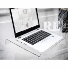 Supporto per Laptop in Plexiglass Trasparente o Fumè Design 2 Pezzi - Nerdino Viadurini