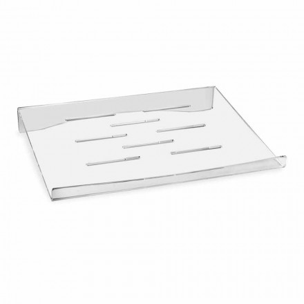 Supporto per Laptop in Plexiglass Trasparente o Fumè Design 2 Pezzi - Nerdino Viadurini