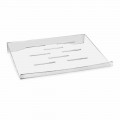 Supporto per Laptop in Plexiglass Trasparente o Fumè Design 2 Pezzi - Nerdino