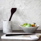 Tagliere in Marmo Bianco di Carrarra di Design Made in Italy - Masha Viadurini