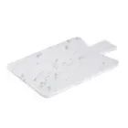 Tagliere Rettangolare in Marmo Bianco di Carrara Made in Italy - Ukai Viadurini