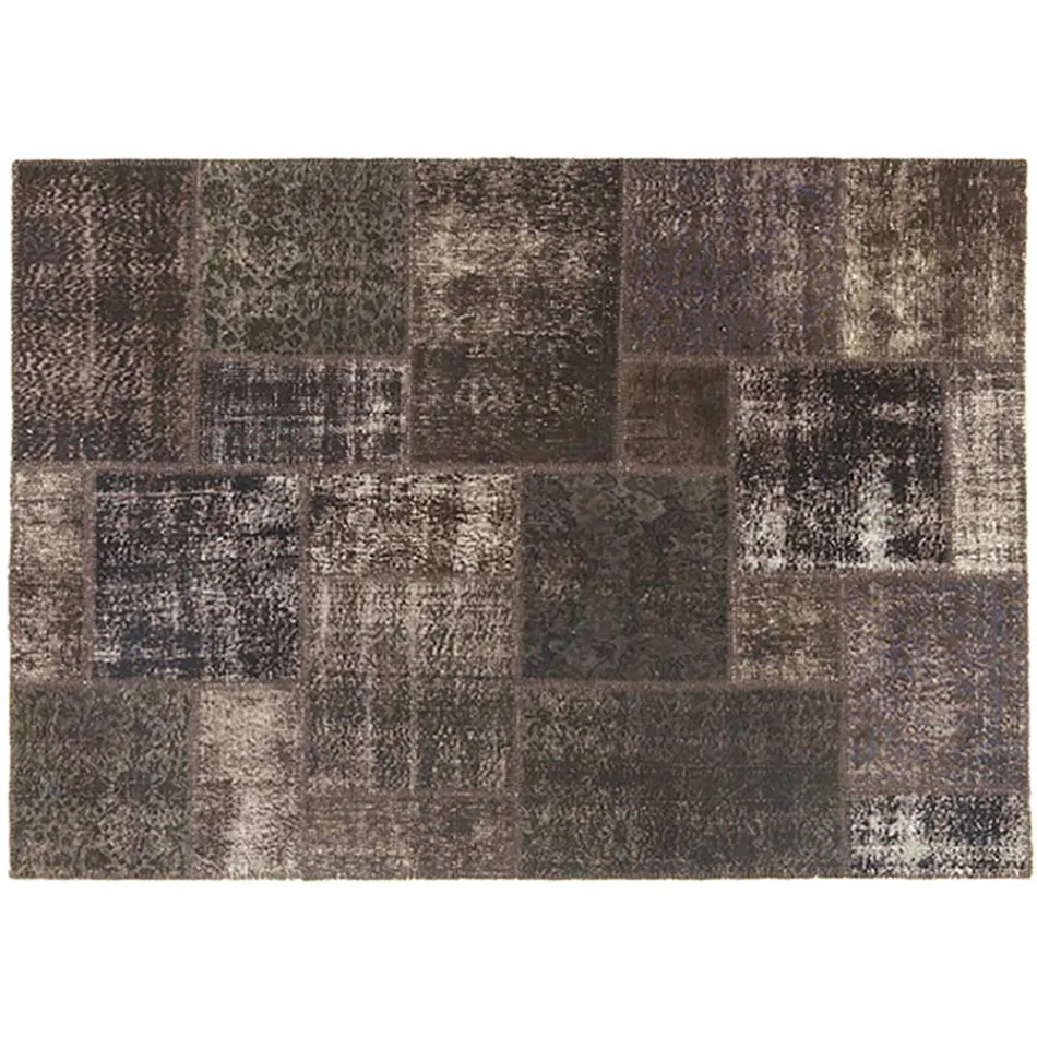 Tappeto Salotto Artigianale in Patchwork Annodato a Mano in Turchia - Raimund Viadurini