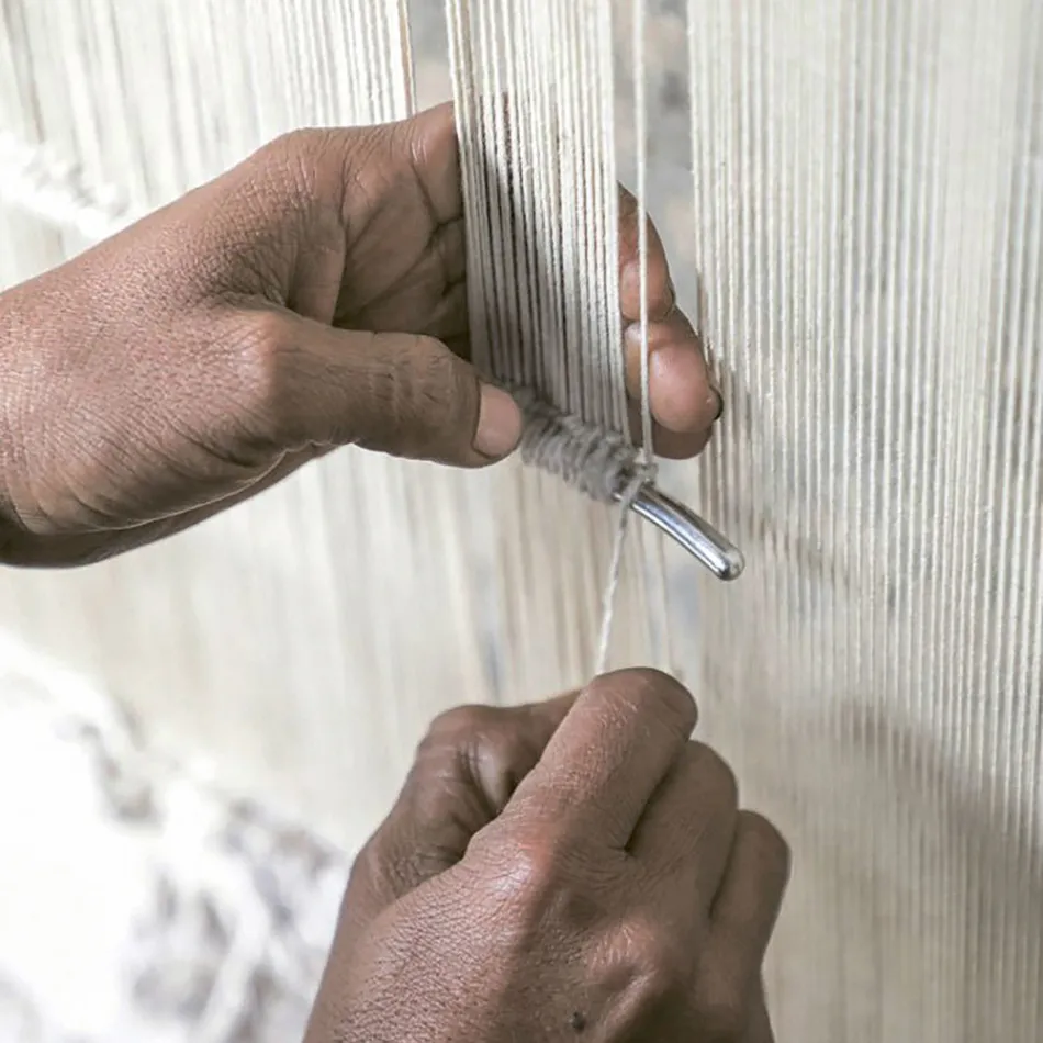 Tappeto Salotto Artigianale in Patchwork Annodato a Mano in Turchia - Raimund Viadurini