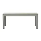 Tavolino 100x55 cm da Giardino in Alluminio di Diverse Finiture - Topolino Viadurini