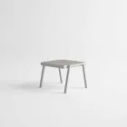 Tavolino Basso da Esterno in Alluminio e Laminato di Design Moderno - Carmine2 Viadurini