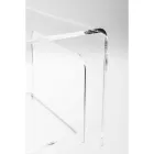 Tavolino Comodino in Plexiglass Trasparente o Fumè Made in Italy - Lollao Viadurini