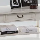 Tavolino con Cassetto e Ripiano in Legno Patinato Made in Italy - Tuoni Viadurini