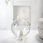 Tavolino Contenitore Multiuso in Plexiglass Trasparente Made in Italy - Scar Viadurini
