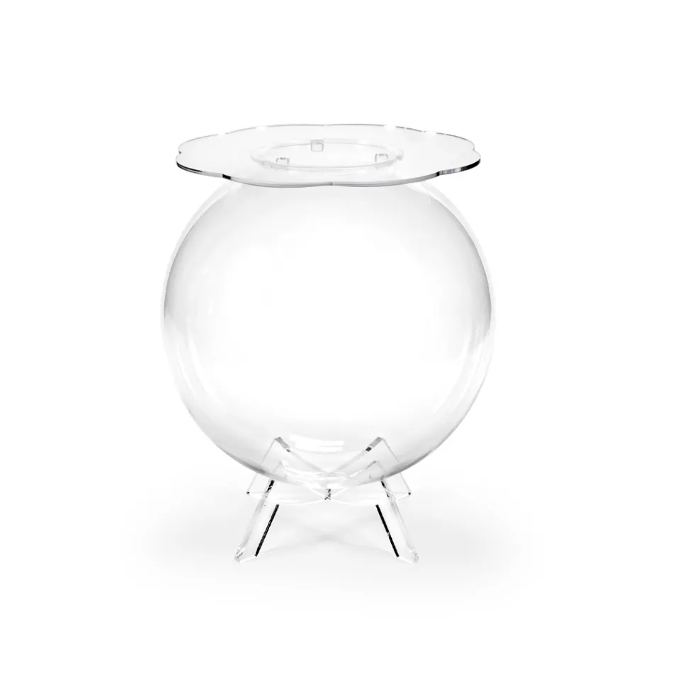 Tavolino Contenitore Multiuso in Plexiglass Trasparente Made in Italy - Scar Viadurini