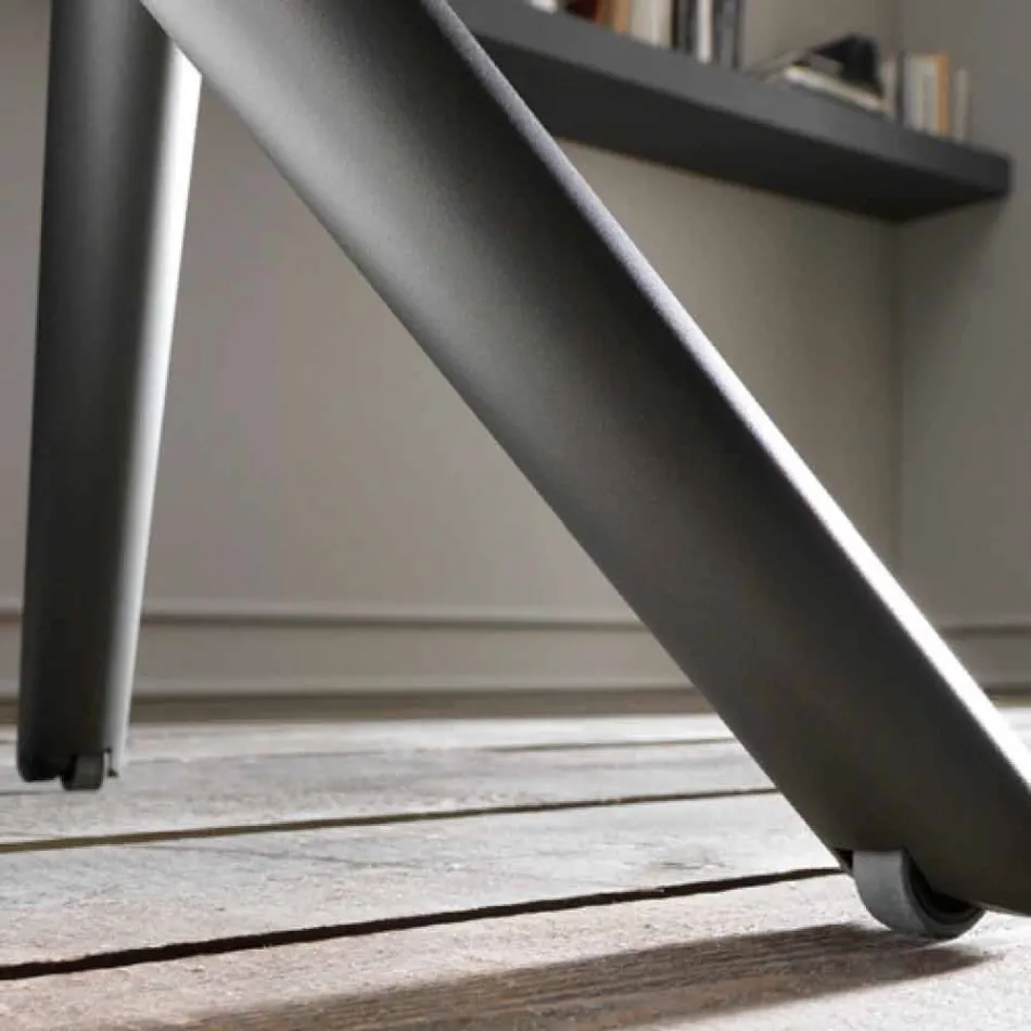 Tavolino da Caffè di Design Trasformabile in Legno Made in Italy - Vincenzo Viadurini