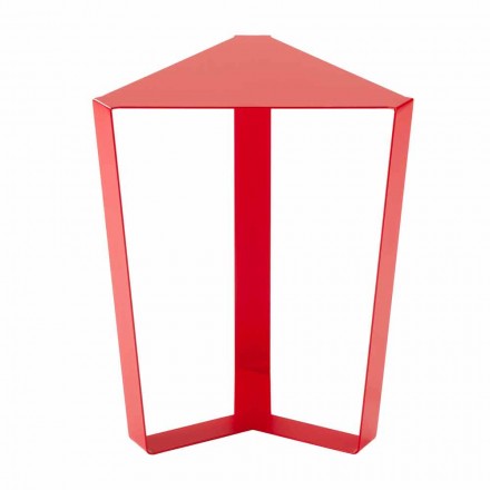 Tavolino da Caffè in Metallo Colorato di Design Moderno Italiano - Yasmine Viadurini