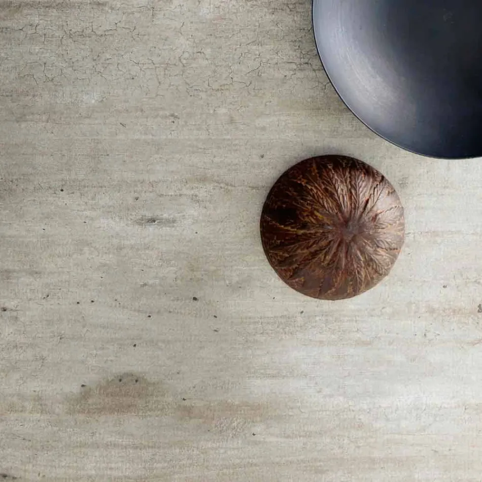 Tavolino da Caffè Trasformabile Moderno in Legno e Metallo Made in Italy - Gabri Viadurini