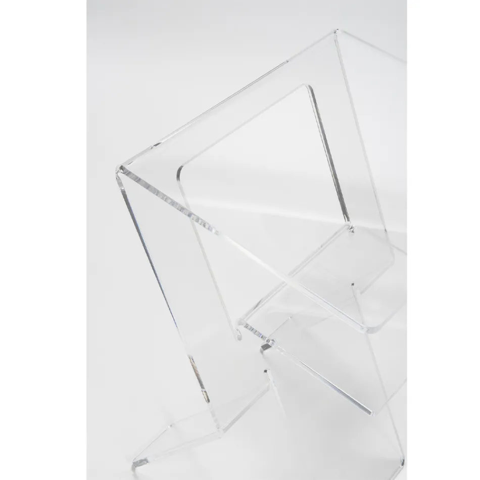 Tavolino da Divano in Plexiglass Trasparente Interni o Esterni - Platano Viadurini