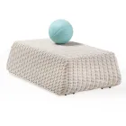 Tavolino da Esterno in Polyrattan Intrecciato a Mano - Charlie Viadurini
