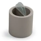Tavolino da Giardino in Polietilene con Contenitore Made in Italy - Stracco Viadurini