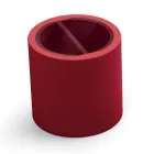 Tavolino da Giardino in Polietilene con Contenitore Made in Italy - Stracco Viadurini