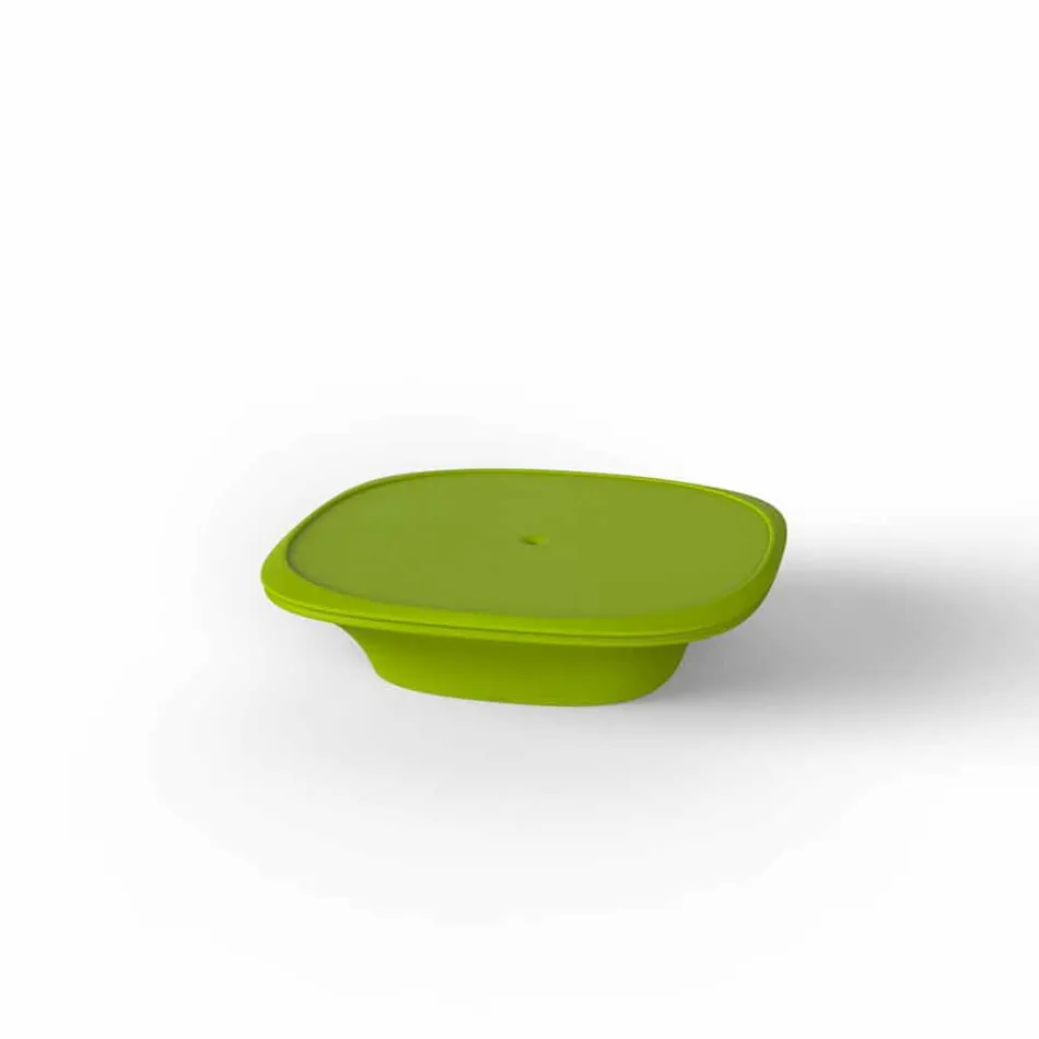 Tavolino da giardino moderno 100x100 cm Ufo by Vondom, in polietilene Viadurini