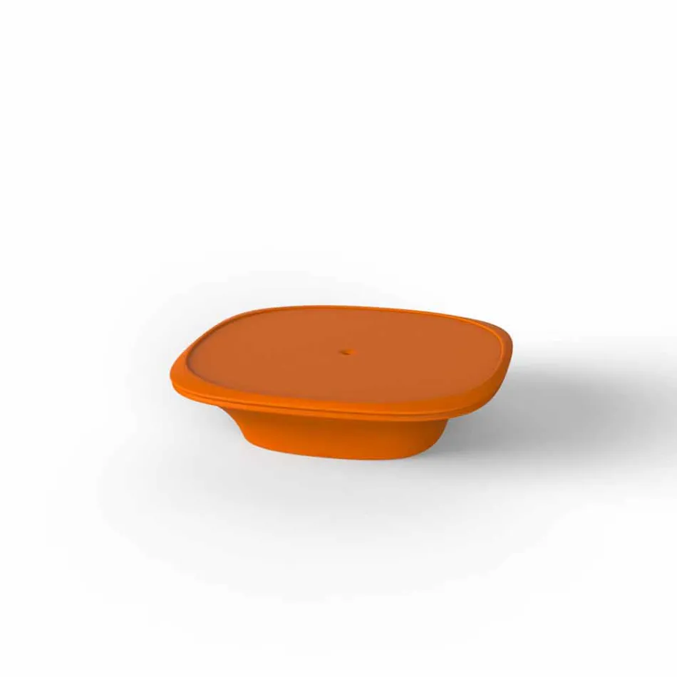 Tavolino da giardino moderno 100x100 cm Ufo by Vondom, in polietilene Viadurini