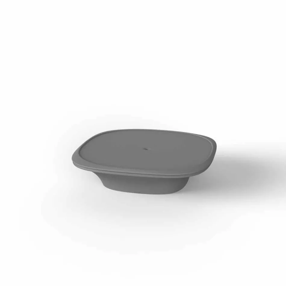 Tavolino da giardino moderno 100x100 cm Ufo by Vondom, in polietilene Viadurini