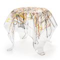 Tavolino da Salotto con Piano e Base in Plexiglass Made in Italy - Brento