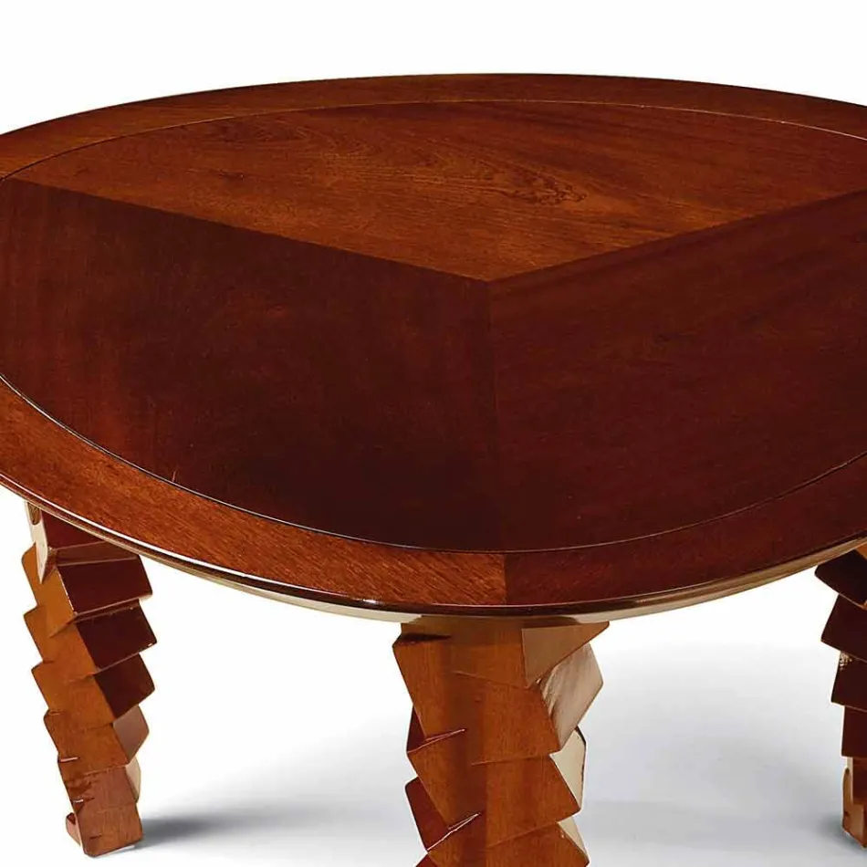 Tavolino da salotto design moderno in legno, made in Italy, Loris Viadurini