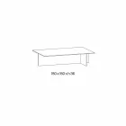 Tavolino da Salotto di Design Vetro Extrachiaro Decorato Made in Italy – Sestola Viadurini