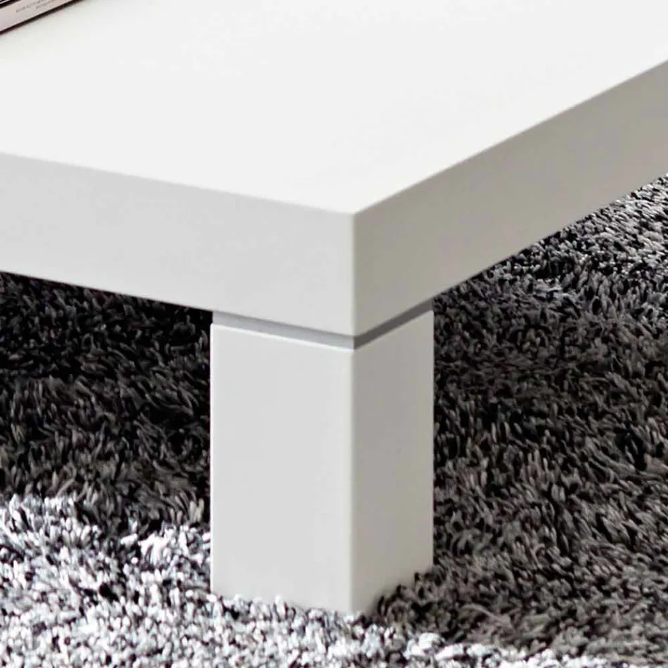Tavolino da Salotto in Hpl con Gambe in Metallo Made in Italy - Nebbiolo Viadurini