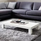 Tavolino da Salotto in Hpl con Gambe in Metallo Made in Italy - Nebbiolo Viadurini