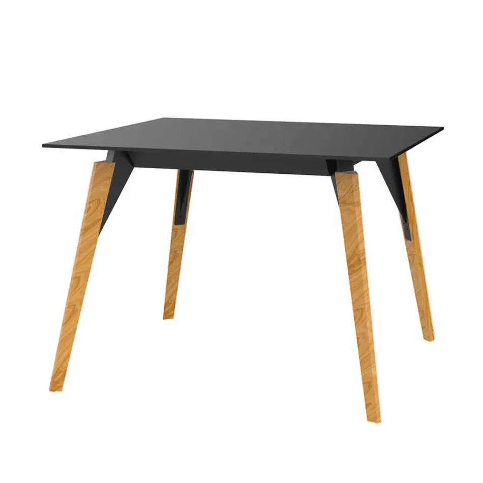 Tavolino da Salotto in Legno e Hpl Vari Colori 2 Misure - Faz Wood by Vondom Viadurini